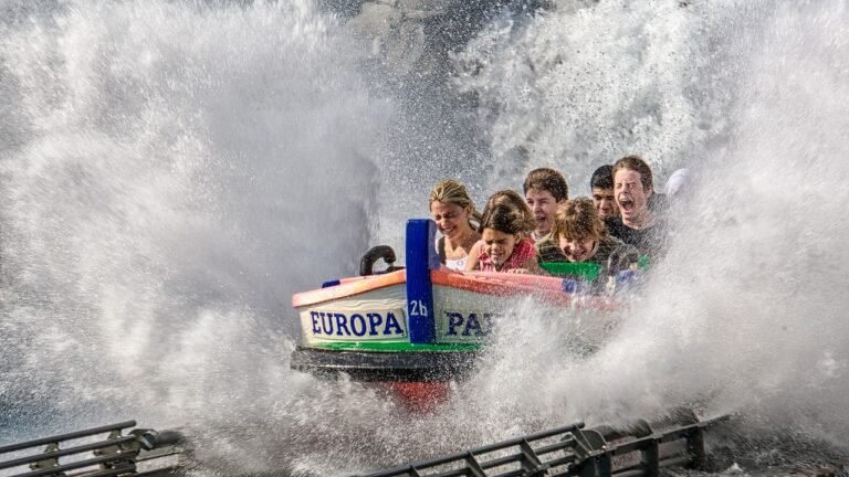 amusement park, europa park, boat